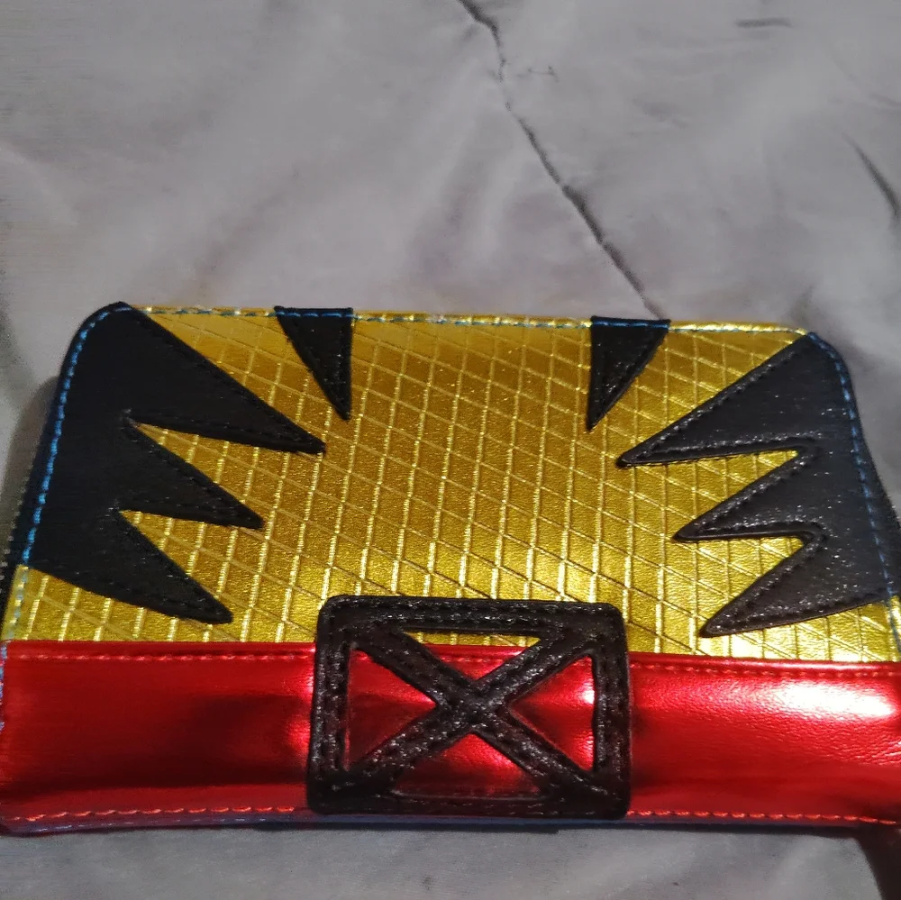 Loungefly Marvel Blue X-Men Wallet NWT - Picture 7 of 8